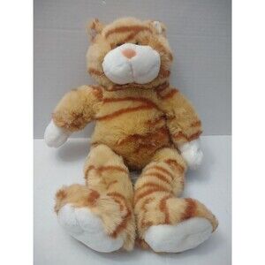 Vintage 1997 Build A Bear Orange Striped Tabby Cat 16" Retired Plush Kitty